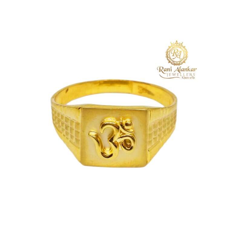 Enameled Om Ring » JewelryThis - Custom Jewelry