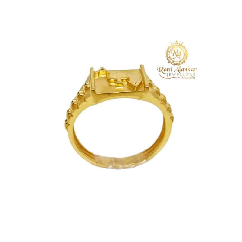 Buy 22K Plain Baby Gold Ring 93VO821 Online from Vaibhav Jewellers