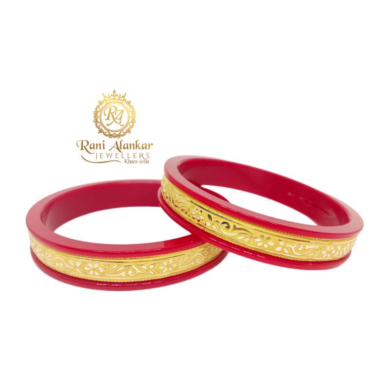 Pasting Pola Gold Bracelet Pola Badhano Design 1 Piece - The Rajlaxmi  Jewellers at Rs 6905, Kolkata | ID: 2849551557897