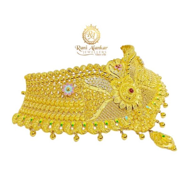 The Gold Chokar Necklace 22kt