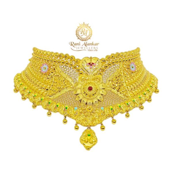 The Gold Chokar Necklace 22kt