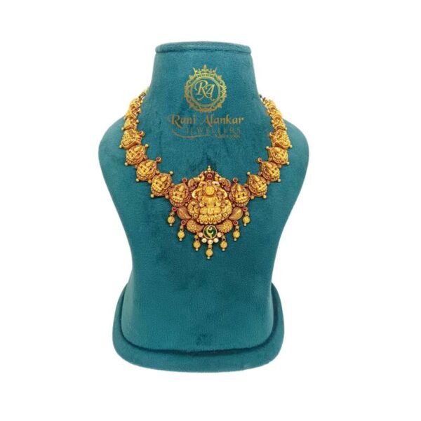 Yellow Gold Temple Necklace 22kt