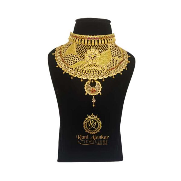 Maharani Gold Chokar Necklace 18kt