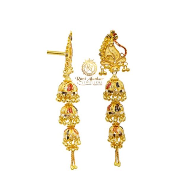 Yellow Gold Fancy Chain 18kt by Rani Alankar Jewellers