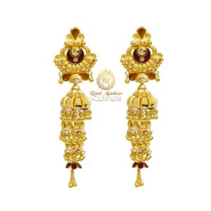 Gold Earring 3 Step By Rani Alankar Jewellers