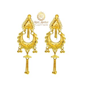 Gold Earring Jhala 18kt