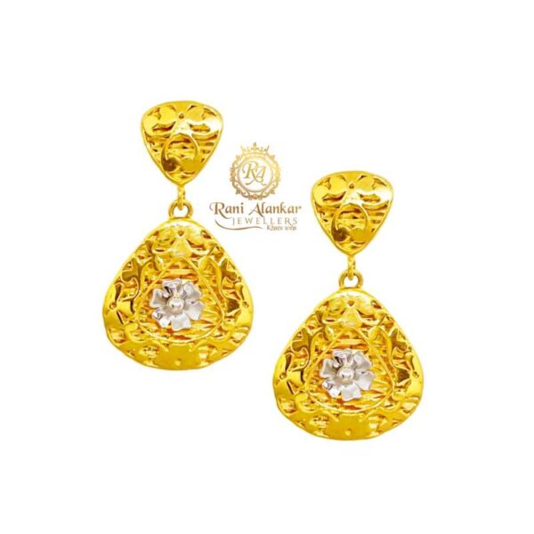 Latest Design Gold Earring18kt