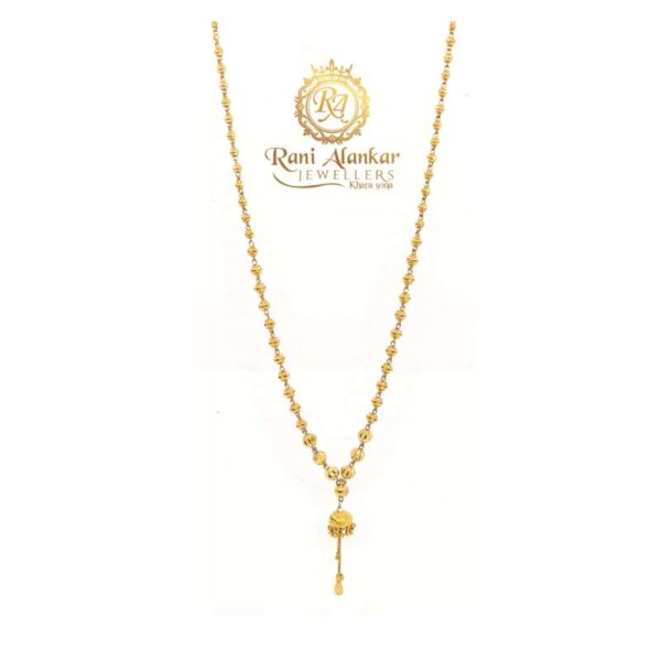 Latest Design Gold Matar Mala 18kt