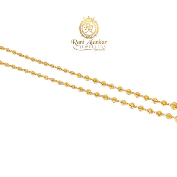 Latest Design Gold Matar Mala 18kt