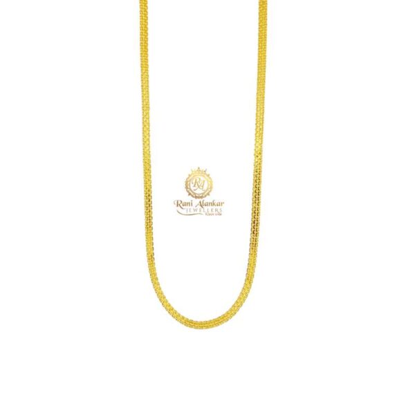 18k Yellow Gold Chain By Rani Alankar Jewellers