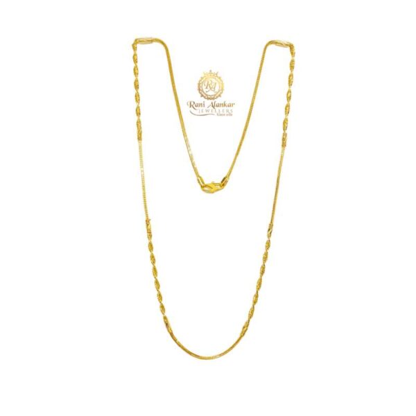 18K Gold Chain For Ladies