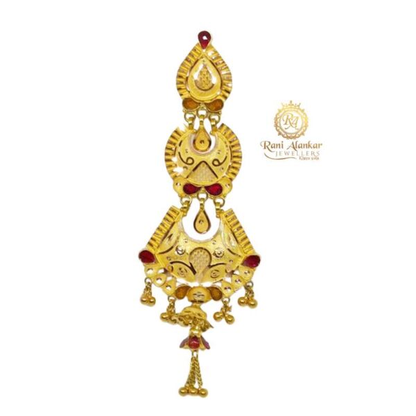 Party Wear Gold Earring18kt