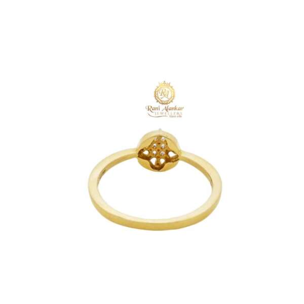 Yellow Gold Diamond Ring For Women