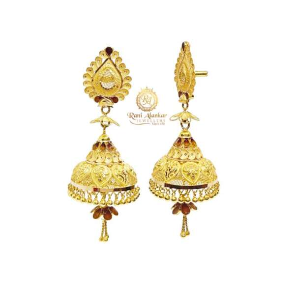 Wedding Gold Jhumka 18ct