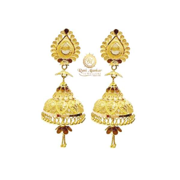 Wedding Gold Jhumka 18ct