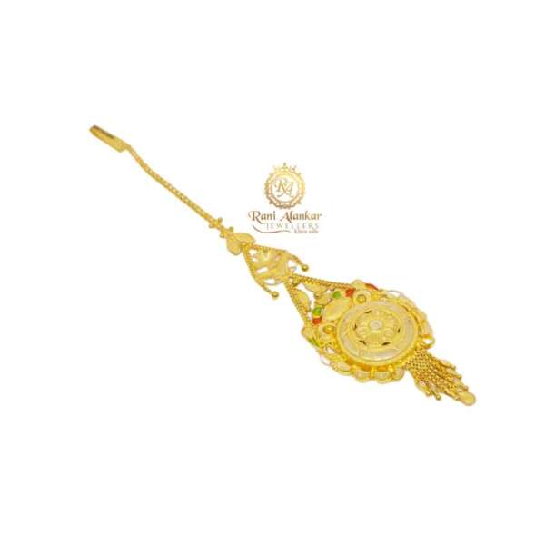 Bridal Gold Maang Tikka 18KT