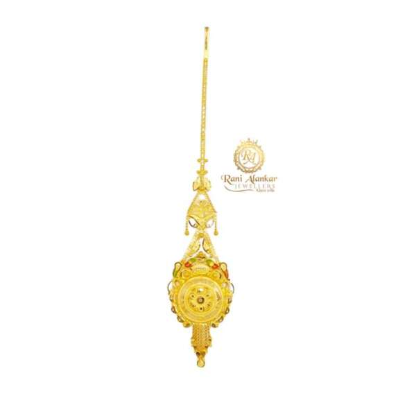 Bridal Gold Maang Tikka 18KT