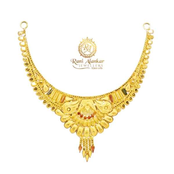 Gold Necklace 18kt by Rani Alankar Jewellers