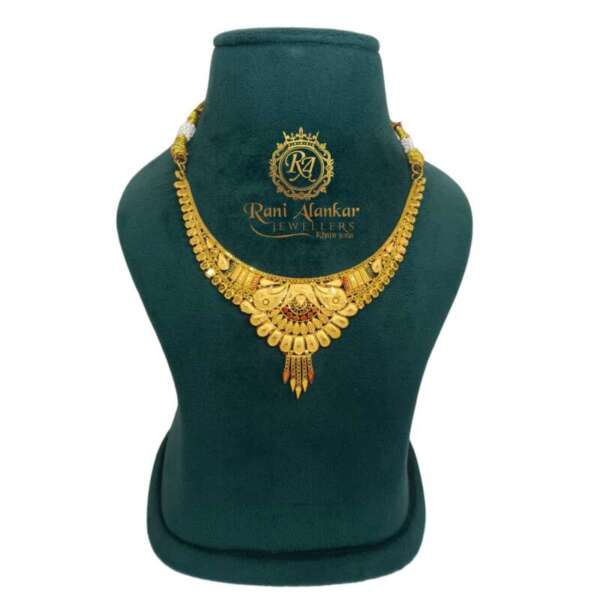 Gold Necklace 18kt by Rani Alankar Jewellers