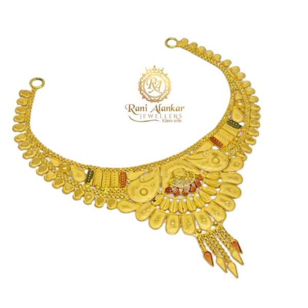 Gold Necklace 18kt by Rani Alankar Jewellers