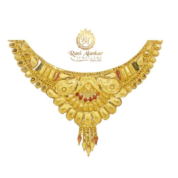 Gold Necklace 18kt by Rani Alankar Jewellers