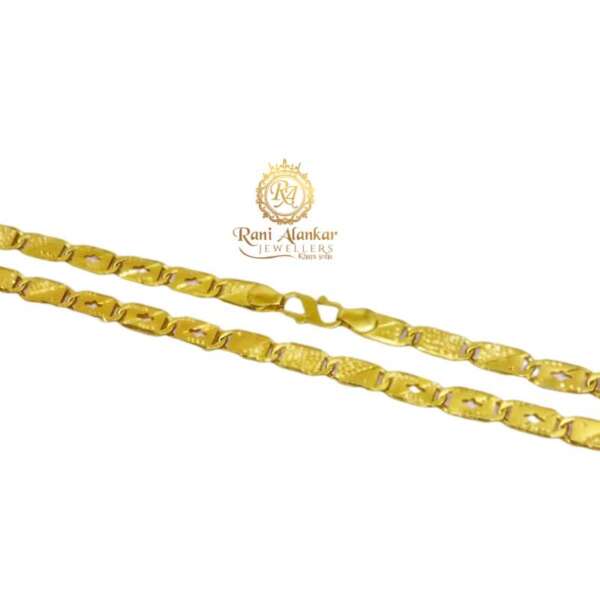 Solid Gold Nawabi Chain 18kt