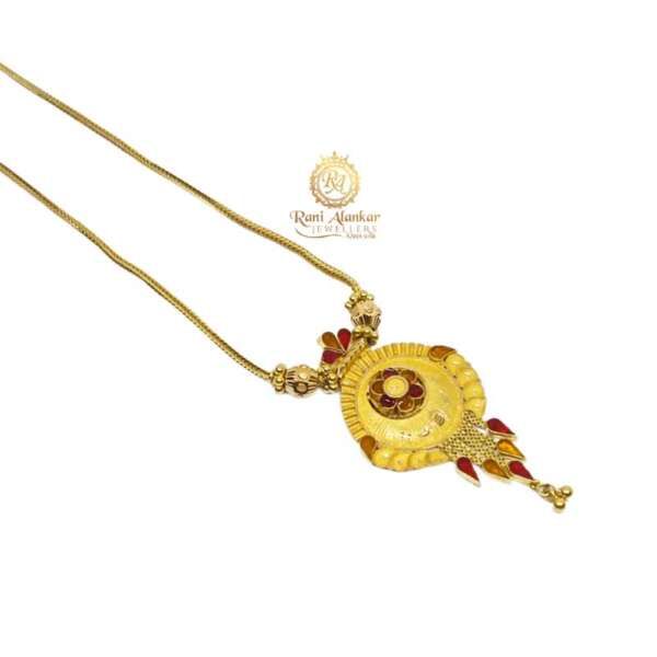 Fancy Gold Kanti Chain For Women 18kt