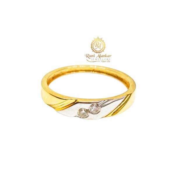 Yellow Gold Diamond Ring For Women