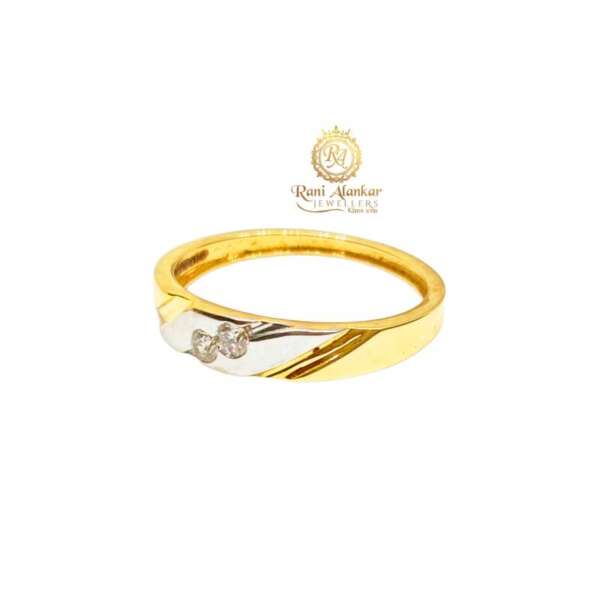 Yellow Gold Diamond Ring For Women