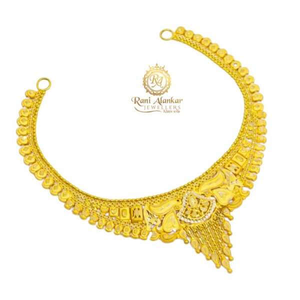 Gold Bridal Necklace by Rani Alankar Jewellers