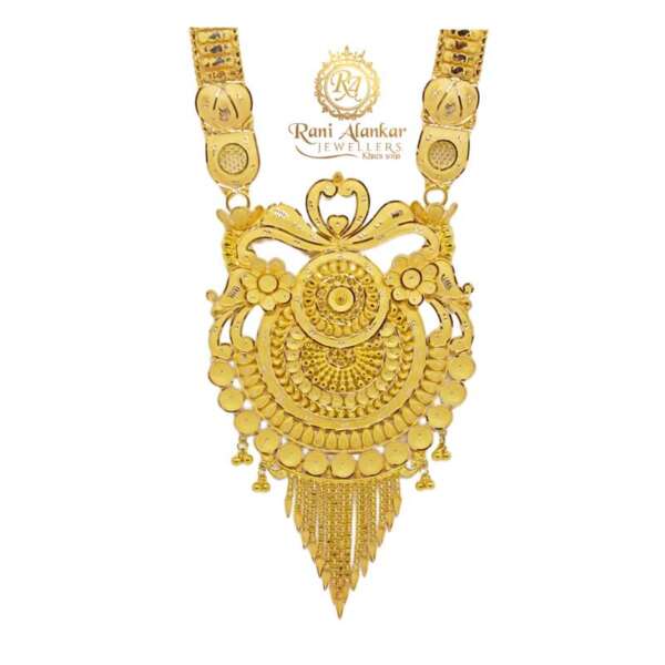 Gold Padmavati Rani Haar 18kt by Rani Alankar Jewellers