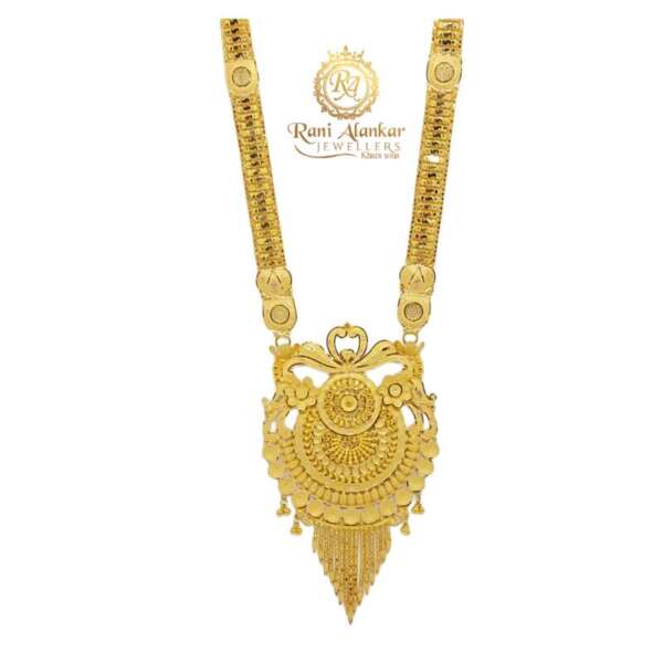 Gold Padmavati Rani Haar 18kt by Rani Alankar Jewellers