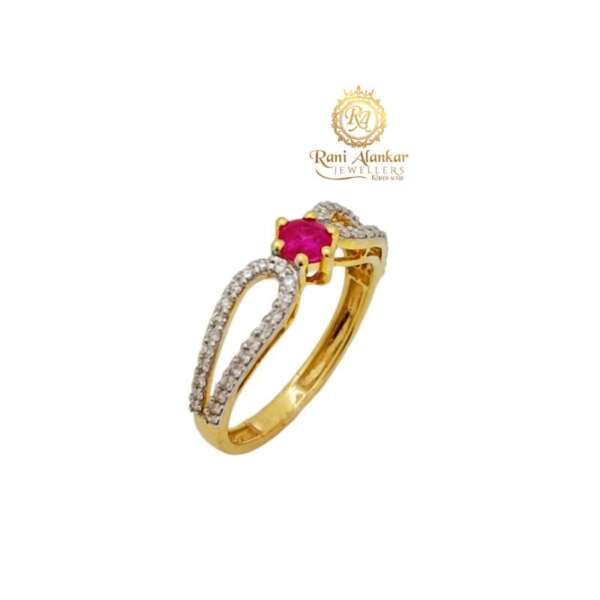 Gold Diamond Ring For Women