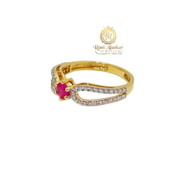 Gold Diamond Ring For Women