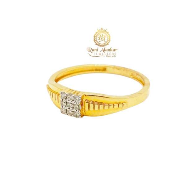 Gold Diamond Ring For Jen,s