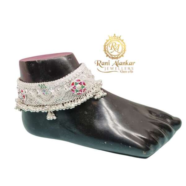 Dulhan Pajeb - Silver Rajwada Bridal Pajeb