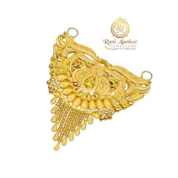 Gold Mangalsutra (Doubal Kunda Locket ) 18kt