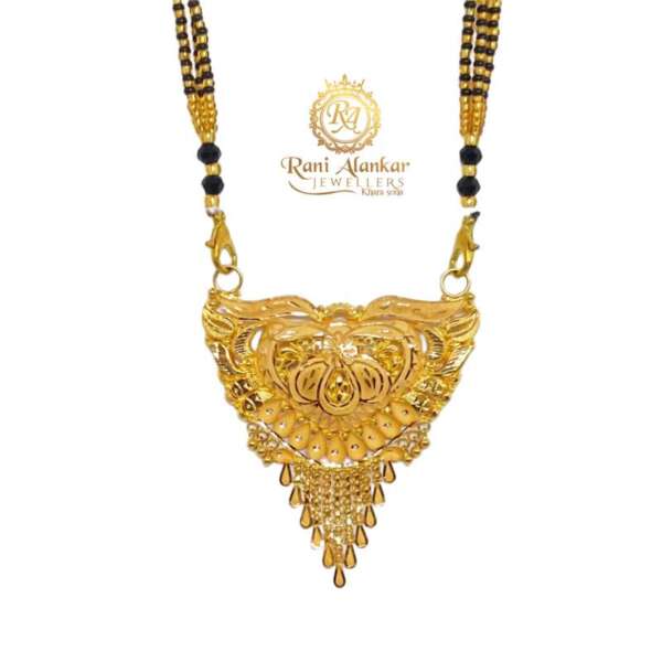 Gold Mangalsutra (Doubal Kunda Locket ) 18kt