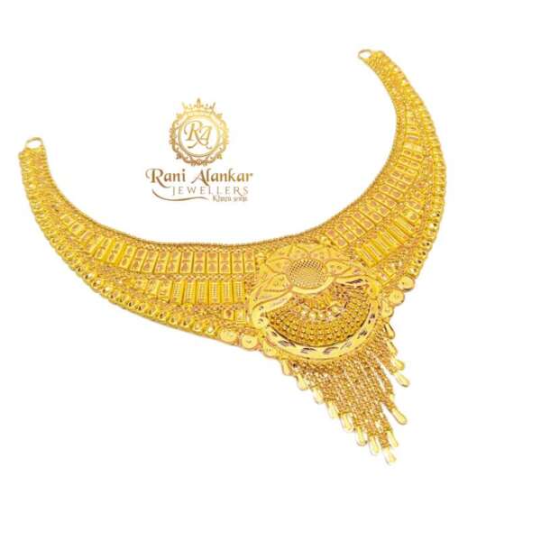 Gold Wedding Necklace 18kt