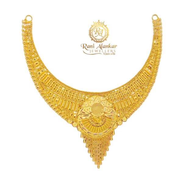 Gold Wedding Necklace 18kt