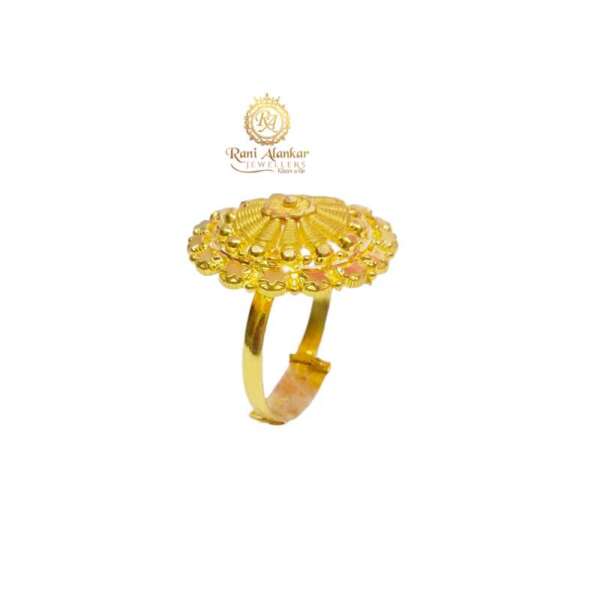 Gold Jodha Ring Design