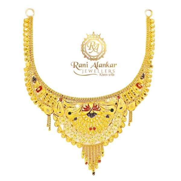 Rani Alankar Jewellers Wedding Necklace 18kt
