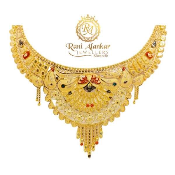 Rani Alankar Jewellers Wedding Necklace 18kt