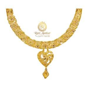 Fancy Gold Necklace by Rani Alankar Jewellers