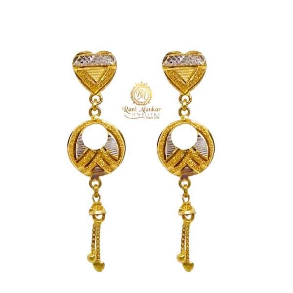 Gold Party Bear Earring 18kt