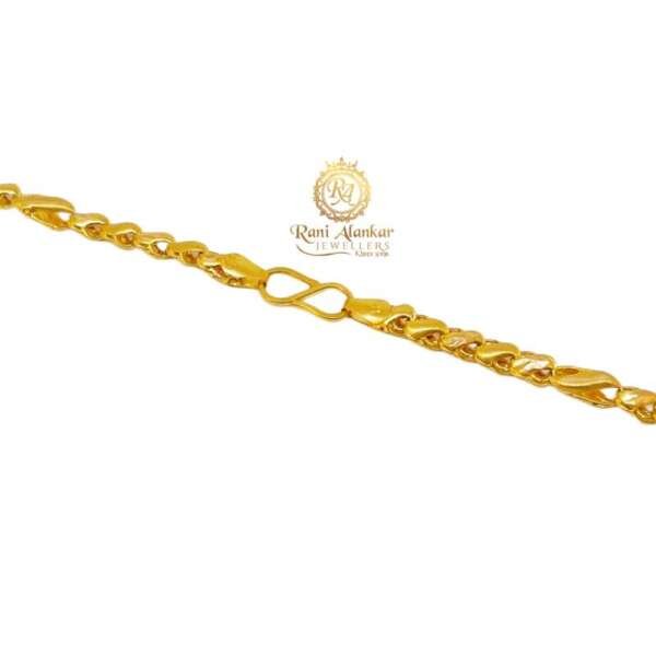 Yellow Gold Light Weight Chain 22kt
